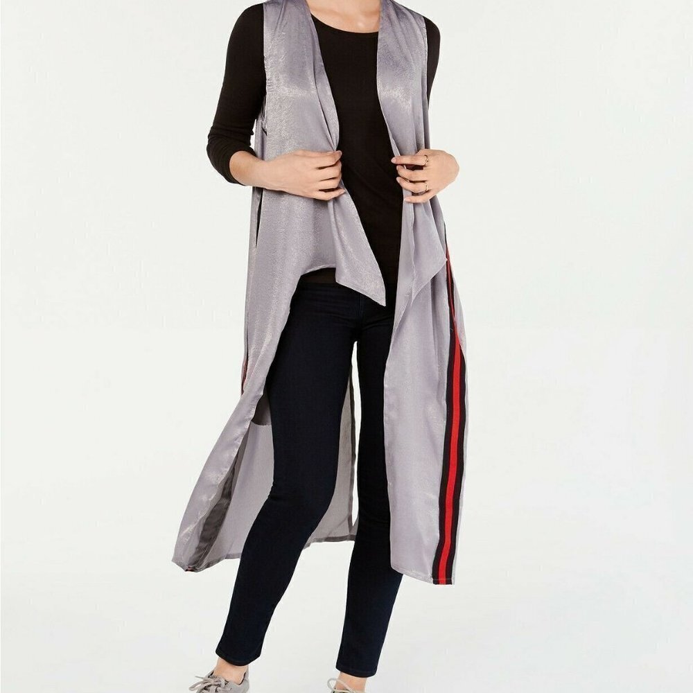Steve Madden Varsity Stripe Cast Away Duster 794